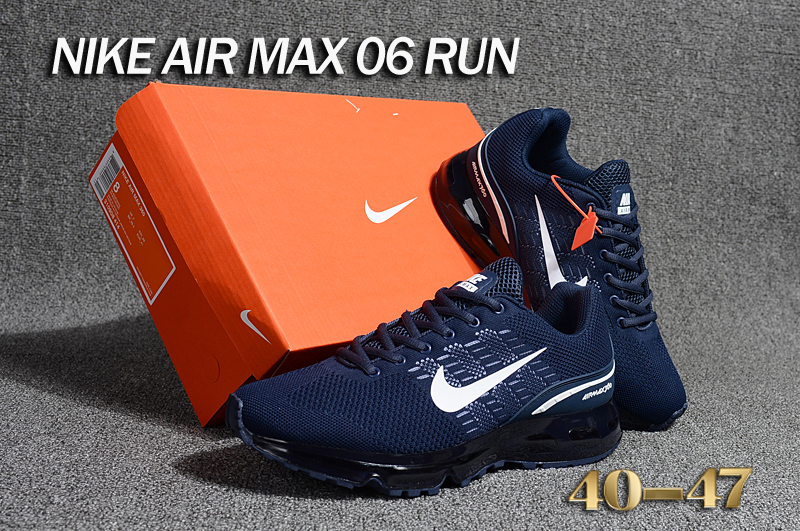Nike Air Max 06 Run Deep Blue White Shoes